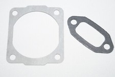 NEU Stihl 024 026 MS 240 260 Auspuff Zylinder Dichtung Dichtsatz Gehäuse Kopf