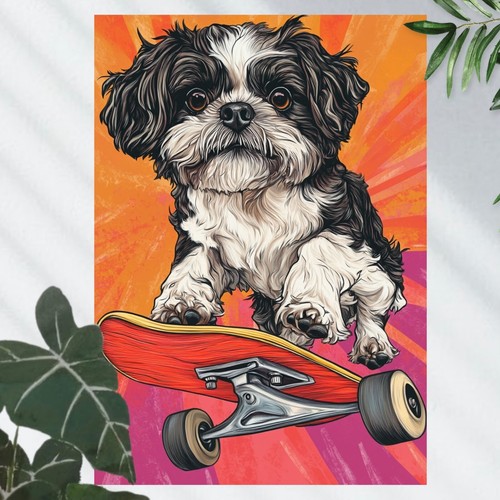 Shih tzu hund - shih, auf