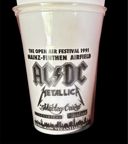 Konzertbecher 1991 rar - ac/dc,