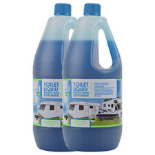 Toilettenflüssigkeit 4 Liter für Chemietoilette Wohnwagen Boote Abwassertanks