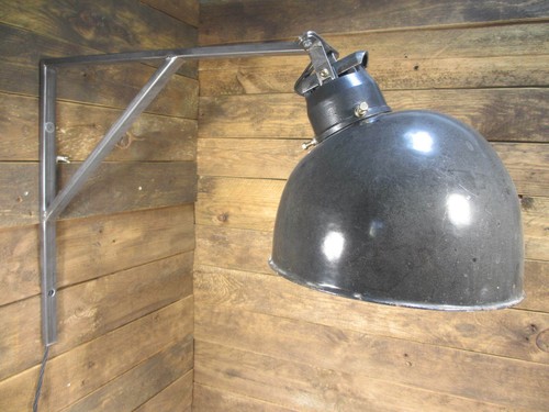 Art deco lampe emaille - deco,