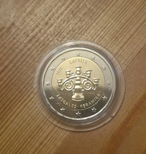 Lettland euro gedenkmünze - lettland, 2