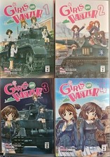 Girls und Panzer Band 1-4 Egmont Manga Deutsch Rarität