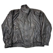 Vintage Echt Leder Bomberjacke