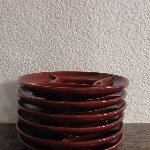 Fondueteller keramik rund - 6x,