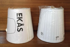 IKEA Ekas Ekås Lampenschirme  2 Stück weiß