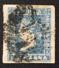 INDIEN 1854 QV HALF ANNA