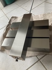 4 Tischfüsse Massiv Edelstahl