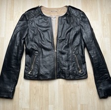 Massimo dutti biker lederjacke - dutti,