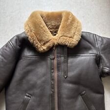 IRVIN RAF Flying Jacket Leather Sheepskin ShearlingFlieger Jacke Schaffelljacke