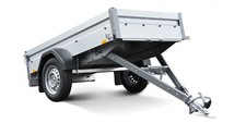 Kastenanhänger Tieflader mit Kippdeichsel Stema 201x108cm Anhänger 750kg Kipper