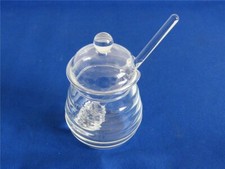 Staatsgeschenk Honigglas 265 ml Honigtopf Honiggefäß mit Honiglöffel aus Glas