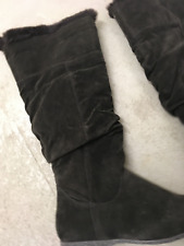 NEU 40 Stiefel wildleder imitat braun warmes Fell Futter Deichmann Ariane