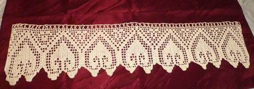Häkelgardine handarbeit - häkelgardine,