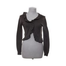 H&M, Bolero, Größe: M, Grau, Baumwolle/Polyamid, Einfarbig, Feinstrick #B0p