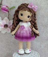 Amigurumi gehäkelte Puppe