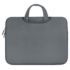 Elegante Laptop-Tasche Grau 15,6" - Wasserschutz & premium Polsterung