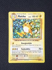 Pokémon Karte Raichu 36/108 Holo • Evolution Set • Deutsch Pokemon Vintage NM