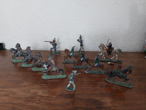 Zinn figuren soldaten indianer - figuren,