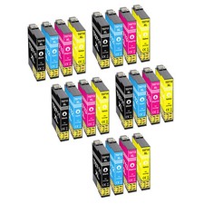 20 Patronen XL für Epson Stylus D 120 D 78 D 92 DX 4000 DX 4050 T0711-0714