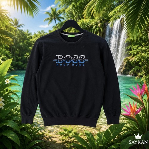 Hugo boss black - black, logo