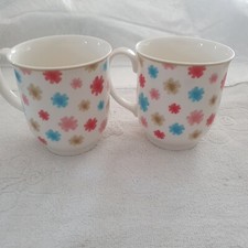 2 x Kaffeebecher Henkelbecher