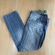 daughters of eve Jeans Hose Cropped gestreift straight leg Gr. 36 W28