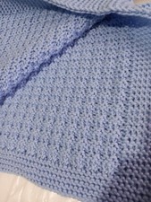 Handgestrickte Babydecke