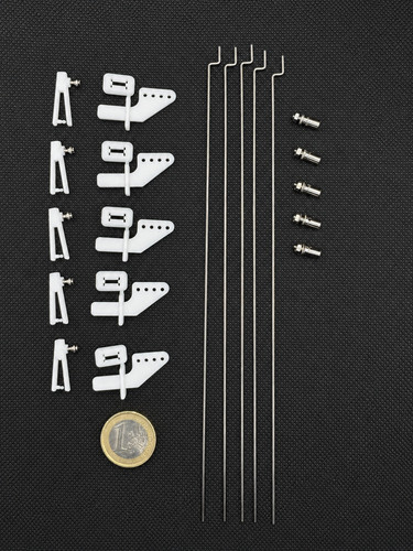Anlenkungsset gestänge - rc, 5x