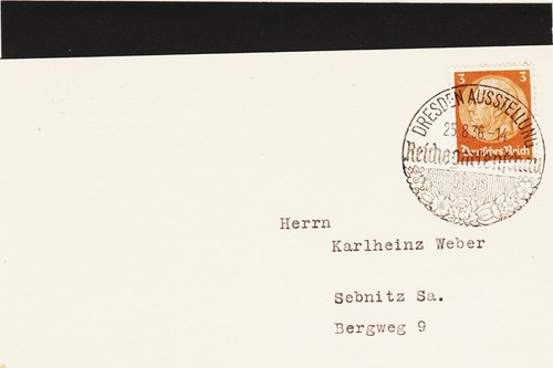 Ganzsache deutsches reich 1936 - ganzsache,