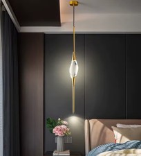 Moderne Luxus Kristall Pendel Leuchte Schlafzimmer, Wohnzimmer - BITTE LESEN