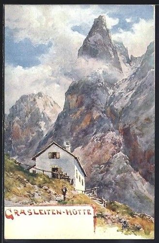 Künstler edward theodore - künstler-ak,