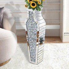 Silber Bodenvase Groß 68cm