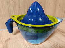 Tupperware - P19 CombiPlus, Messgenau / Messbecher blau 500 ml + Zitronenpresse