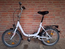 Klappfahrrad 20 Zoll Weiß