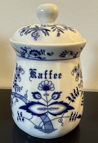 Kaffee dose porzellan mandarin - dose,