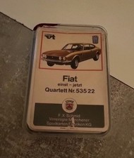 Auto Quartett Fiat einst – jetzt Nr. 53522, F.X.SCHMID, von 1969, Top