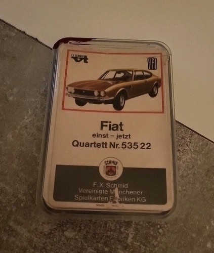 Auto quartett fiat einst - auto,