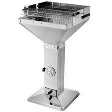 Edelstahl trichtergrill - edelstahl,