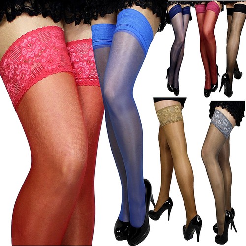 Halterlose damen lange - ,