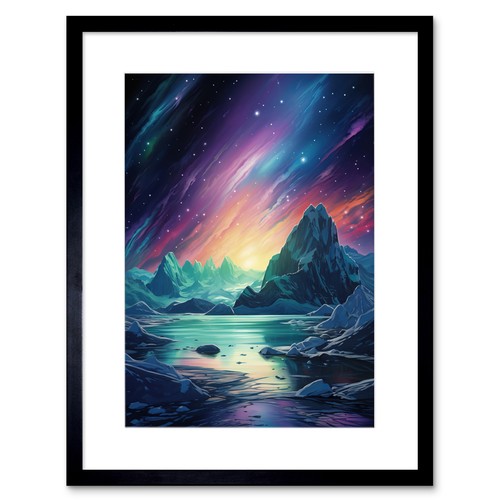 Lila aurora borealis - lila,