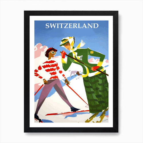 Schweiz zwei damen - schweiz,, skibahn