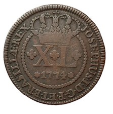 40 Reis 1774 Brasilien /