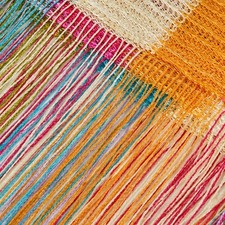 Vielseitiger Insektenschutz & Raumteiler – Bunter Perlenvorhang für Balkontür...