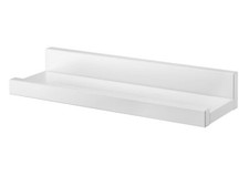 Wandregal weiß Massivholz