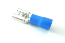 Flachstecker Steckverbinder Flachsteckhülsen Kabelschuh 1,5-2,5mm² Blau 2,8mm