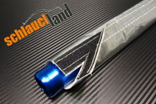 1m Alu-Titan Hitzeschutzschlauch Klett ID 10mm *** Kabelschutz Wärmeschutz Turbo