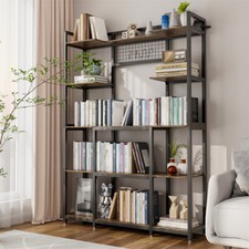 Metall Bücherregal XXL Standregal Bücherschrank Vintage Wandregal Raumteiler 