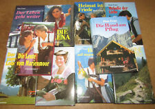 10 Hans Ernst Heimatromane od. Biographie, gebunden Heimat Liebe, Liste - po036B