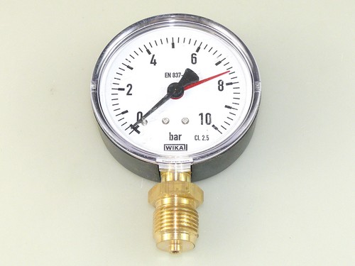 Wika manometer ag unten - manometer, 1/2"